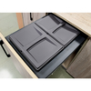 Garbage bin inside the cabinet
