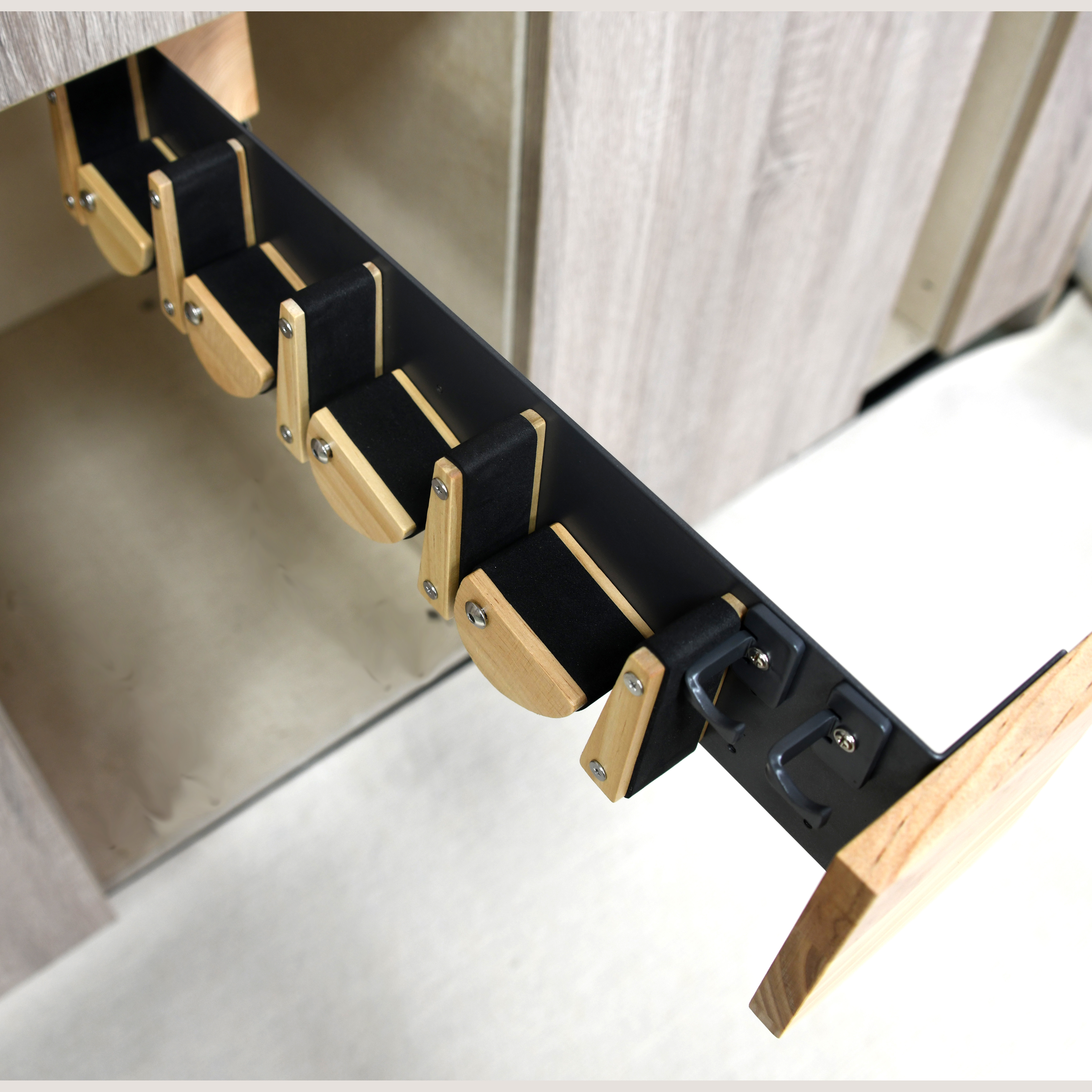 Cabinet pot rack
