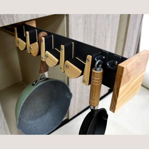 Cabinet pot rack